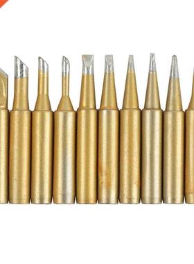 Newest 10pcs /lot Golden Solder Tip Soldering Iron Tip Weldi