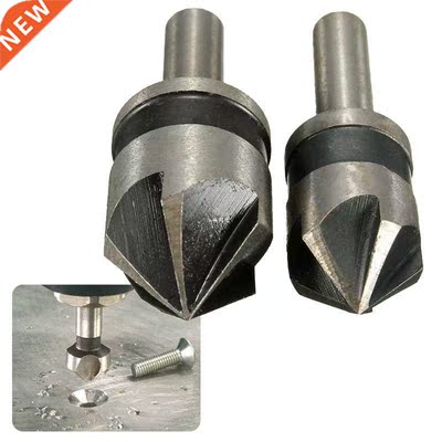 2PC 1/4 Shank 82 Degree Point Angle Countersink Chamfer Cutt