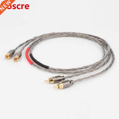 HIFI Odin Silver Plated RCA Interconnect Cable RCA to RCA Au