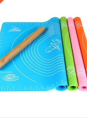 1pc Non-Stck Slcone Mat Rollng Dough Lner Pad Pastry Ca