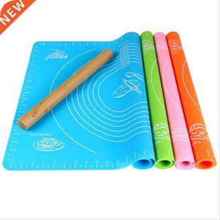 1pc Non-Stck Slcone Mat Rollng Dough Lner Pad Pastry Ca
