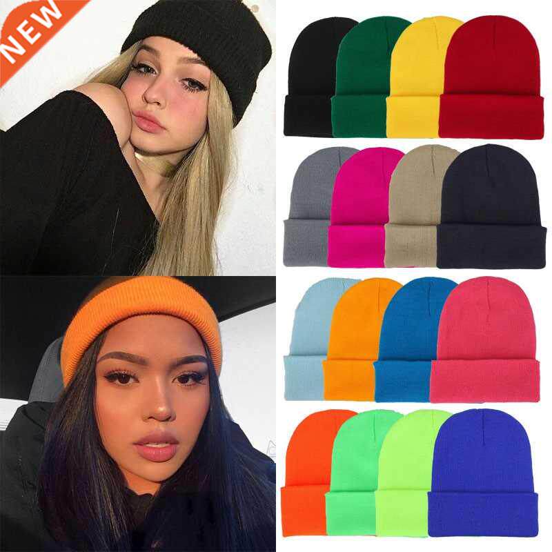 2022 Winter Hats for Women Men New Beanies Knitted Solid Coo