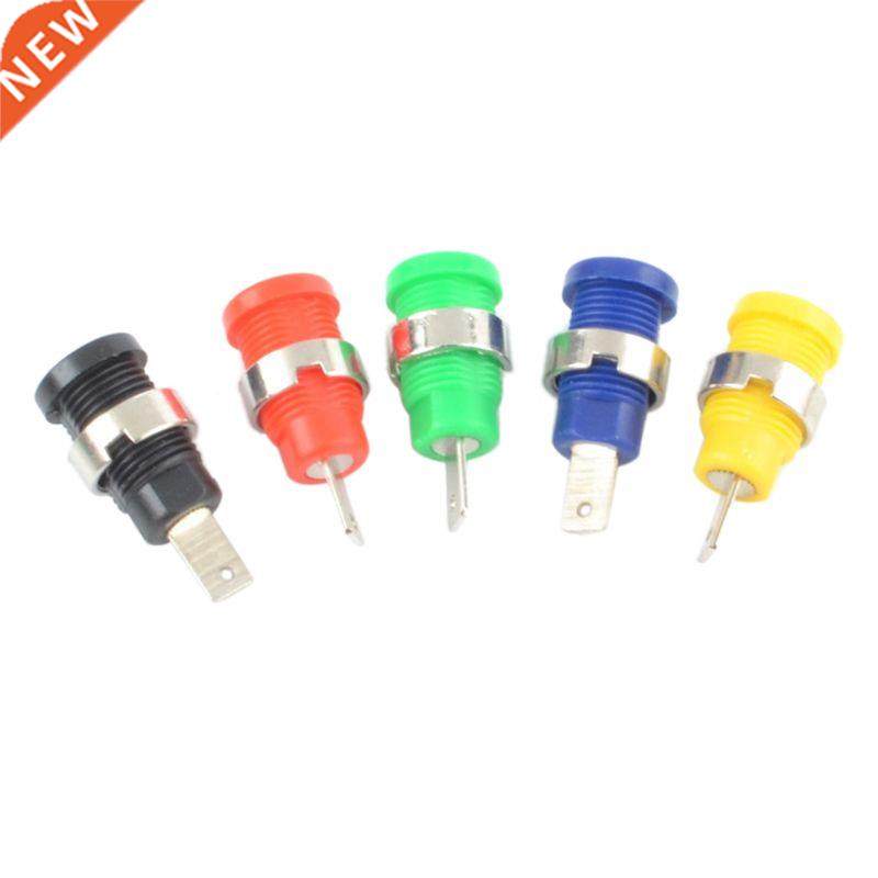 5pcs 4mm Banana Female Jack Socket 30V-60V 24A Panel Mount B