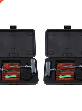 2 set Car Tire Repair Kit Car Van Motorcycle Bike Tire Repai