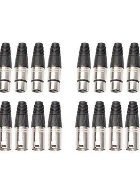 20 Pairs XLR Pin Female MIC Jack Plug Audio Microphone Cabl