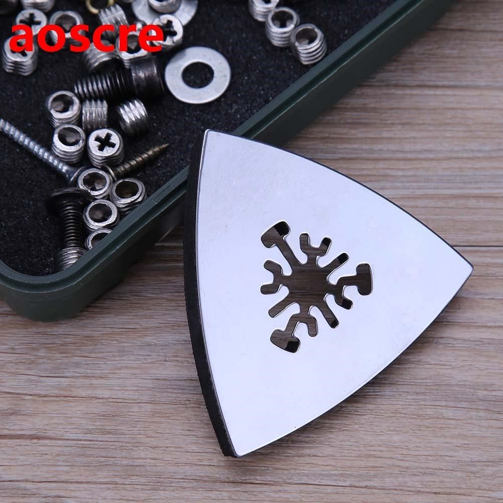 1PCS 80mm Triangular Sanding Pad Oscillating Multi Tools Sta
