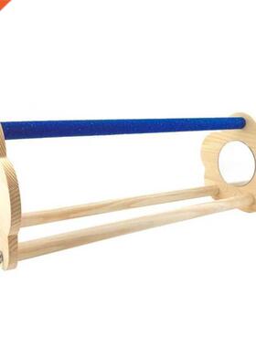 Chicken Perch Tringle Frosted Hen Stnd Wood Tble Top Ply