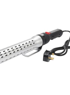 K 230V BBQ Starter n Slver, Red Electrc Charcoal Lghter
