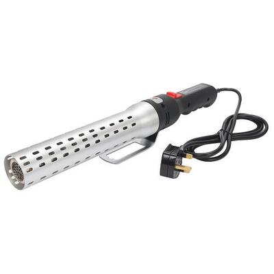 K 230V BBQ Starter n Slver, Red Electrc Charcoal Lghter