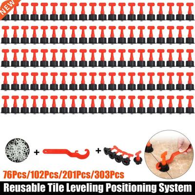303Pcs Level Wedges Tile Spacers 适用于 Flooring Wall Tile S