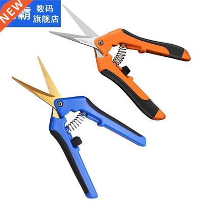 1 Pack Gardening Hand Pruner with Curved Blade and 1 Pack Ga