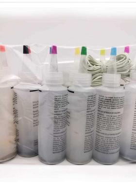 10 Bottles Kit Muti Color Dyes Permanent Paint Tie Dye Kit