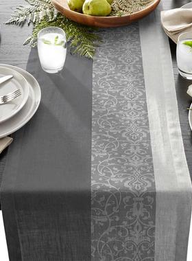 Stripes And Classical Baroque Figures Modern Table Runners F