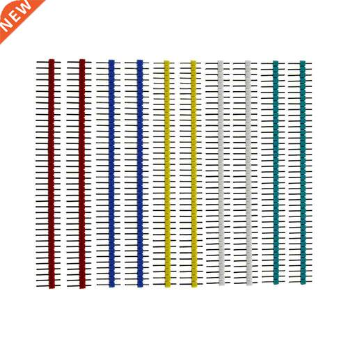 10pcs 40 Pin 1x40 Single Row Male and Female 2.54 Breakable