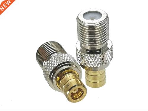 10Pcs SMB Female Jack to F TV Female Jack RF Adapter Connect