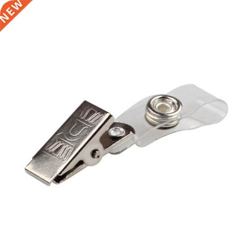 Transparent ID Bge Holder Lanyard Key Card Holder Metal Ba