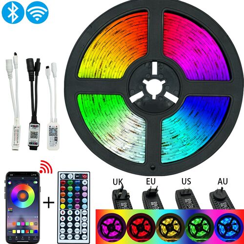 Led Light Strip Bluetooth 5M RGB5050 3528 WiFi Waterproof C
