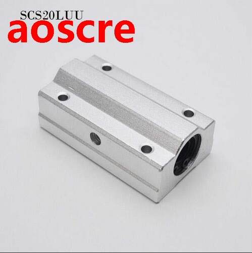 SCS20LUU (20mm) Metal Linear all earing FOR CNC 1pc