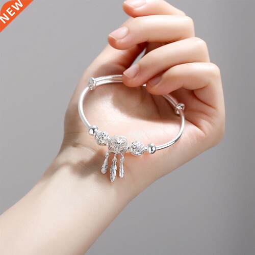 Dream Catcher Feather Tassel Charm Bracelet For Women Fashio