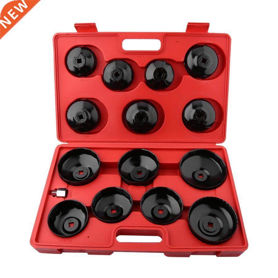 15 Pcs Universal Oil Filter Key Wrench Kit Changing Oil Filt