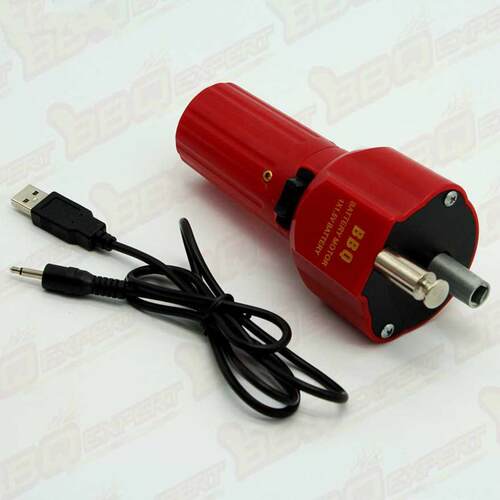 DC 1.5V BBQ Rotisserie Oven Charging Motor with USB Cable Gr