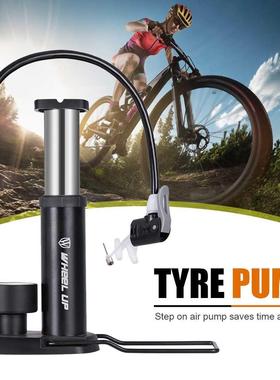 Hand Mini Bicycle Pump Tire Air Inflator Foot Schrader Pres