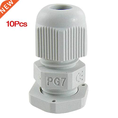 3-6.5mm Cables PG7 Wht Glands 10 Pcs