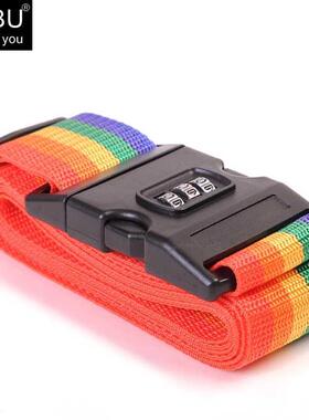 Travel Luggage Strap Adjustable Password Lock Packing Belt B