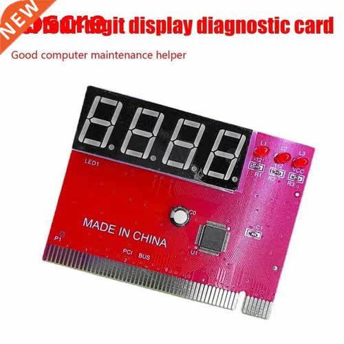 Computer PCI Test Crd Mbord LED 4-Digit Dignostic Te