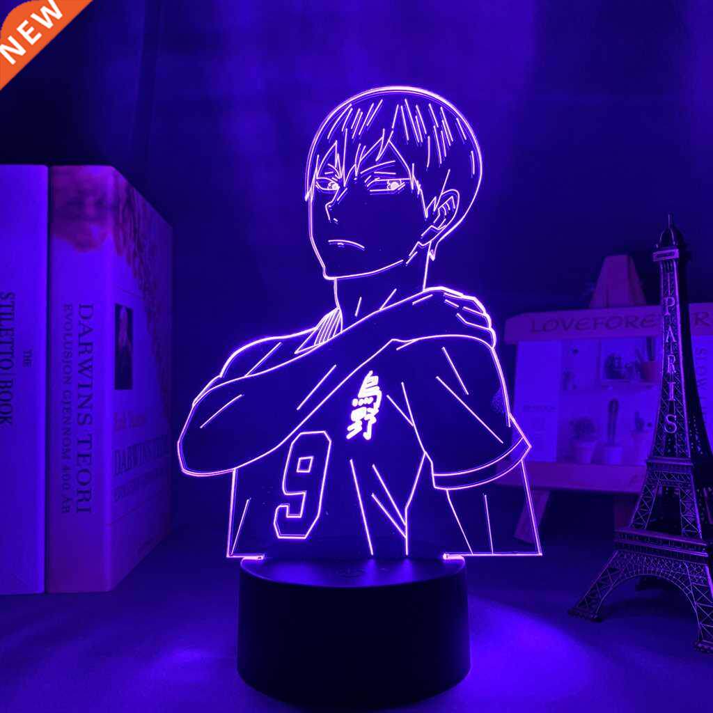 Anime Night Light Haikyuu Tobio Kageyama for Bedroom Decor N - 实物图