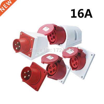 16A 3 pole connector Industrial malefemale sockets SFN-114/