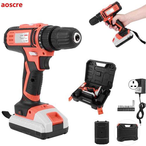 Matkap Electric Drill Cordless Driver Screwdriver Hand with