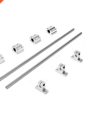 10pcs 400mm Linear Rail Shaft + SCS8UU Linear Bearing Blocks