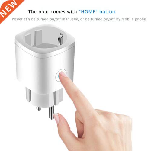 16A WiFi Smart Wireless Plug with power meter EU Adaptor Rem