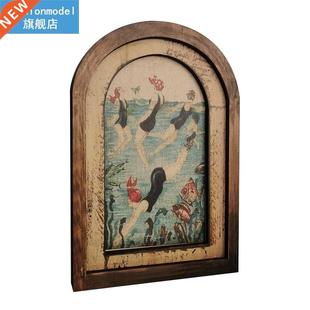 Tub Living Room Background Swimming Hot Vintage Wall Crafts