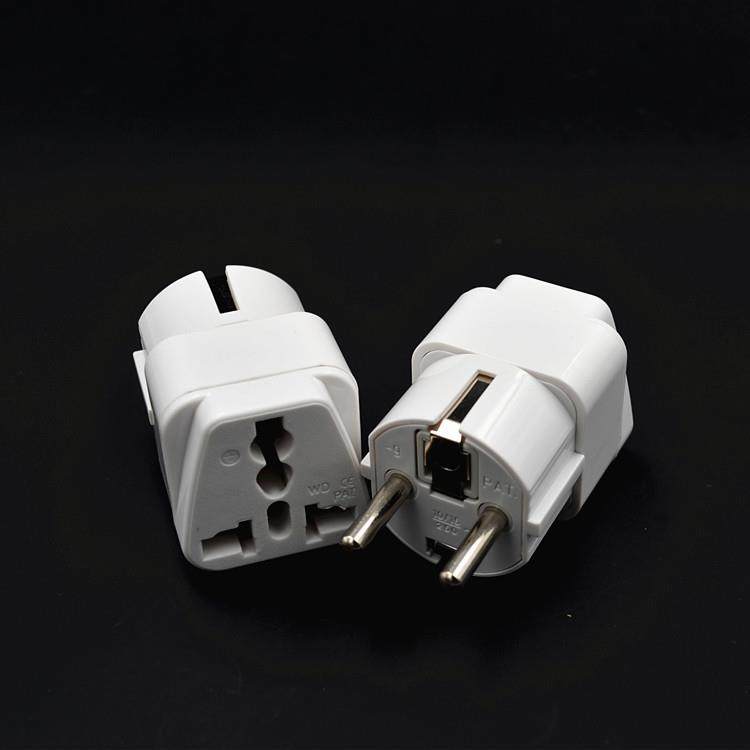 Travel Adapter US AU UK to EU Plug Travel Wall AC Power Adap