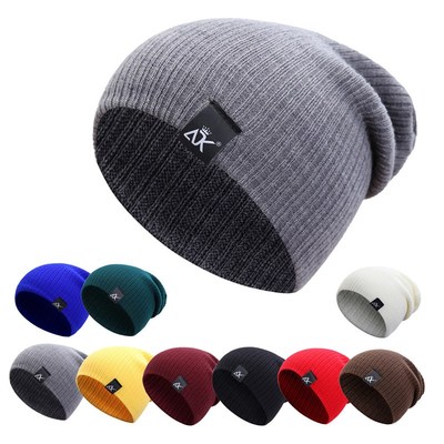 Cotton Blends Men's Beanies For Women Outdoor Bonnet Skiing
