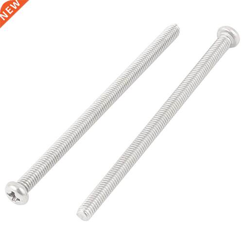 60pcs M4 x 70mm 304 Phillips Round Head Screws Bolt