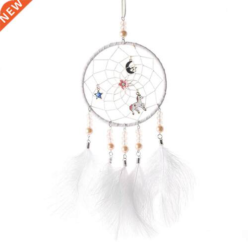 ncorn Dream Catcher LED Lghts Grl Baby Bedroom Wall Hang