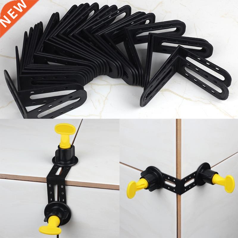 25 Pcs Tile Spacers Cross Leveling Angle System Removable Re