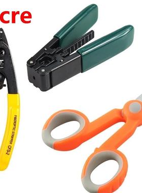 Pliers Kevlar-Scissors Stripper Fiber-Optic-Tool-Kit And 3-P