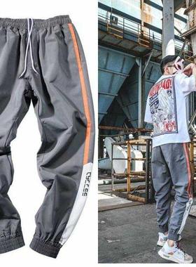Pants Men	s Korean Hip-hop Fashion Casual Pants Large