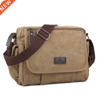 Casual Men Small Shoulder Bag Vntage Satchel Retro Crossbo