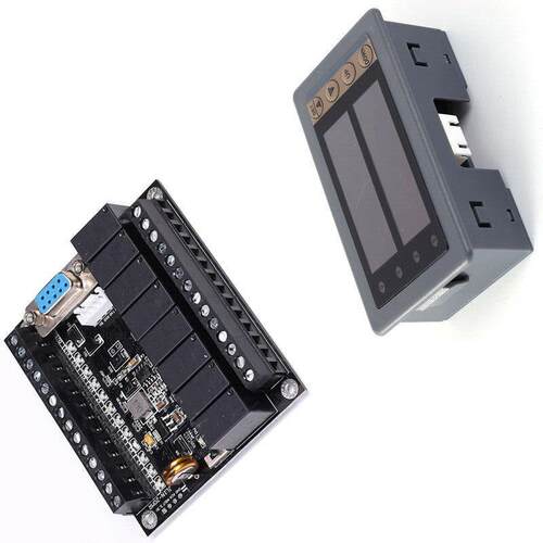 PLC FX1N-20MR Rail Type Housing PLC Display Relay Module