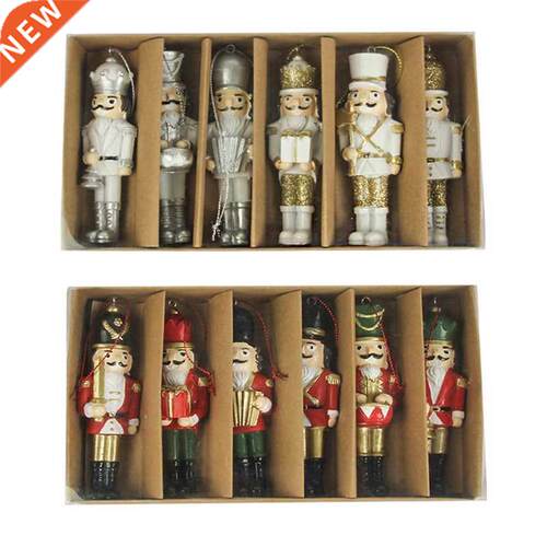 Christmas Nutcracker Soldier Xmas Trees Window Garden Festiv
