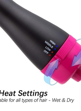 One Step Blow Dryer Brush Hair Fluffy Volumizing Iron Hair D