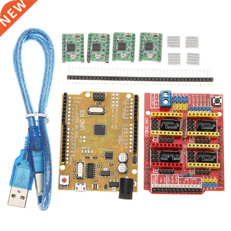 CNC Shield V3 Expansion Board + 4xA4988 Step Motor Driver Mo