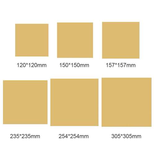 05/254/25/157/150/120mm D Printer PEI Sheet for D Print