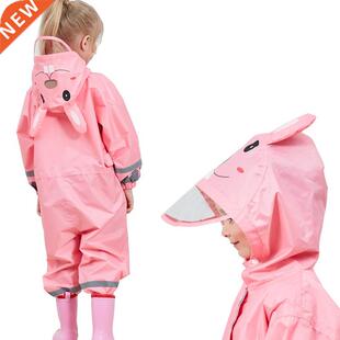 90 135CM Waterproof Raincoat For Children Kids Baby Rain Co
