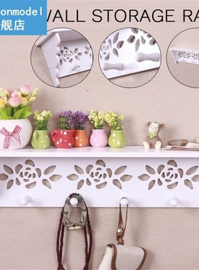 45x15x10cm White Wall Hanging Shelf Modern Floating Shelves